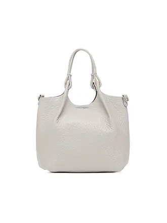 GIANNI CHIARINI | Sac en cuir - Sac Hobo DUA Small | weiss